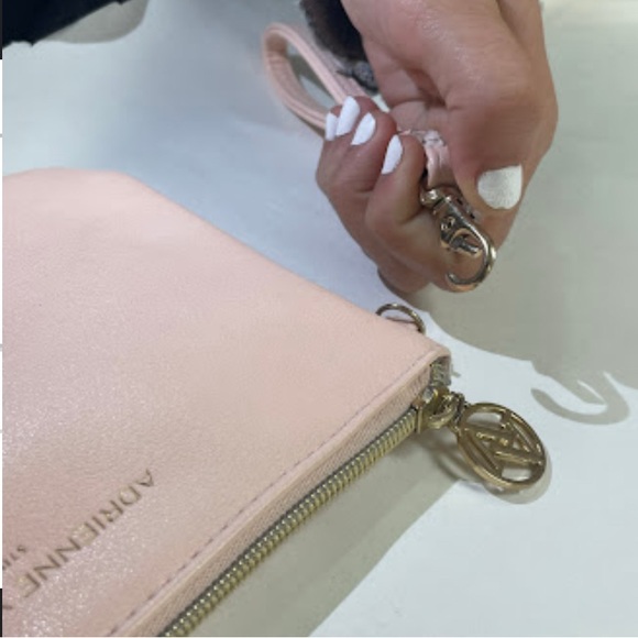 Adrienne Vittadini Soft Pink Wristlet Clutch - Picture 9 of 12